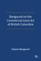 Bangsund on the Commercial Liens Act of British Columbia